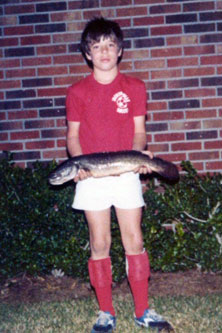 George's fishing battle gear!