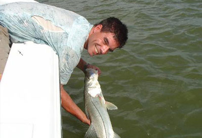 George almost fell in on this one!