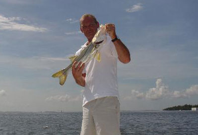 Mike with a summer snook
